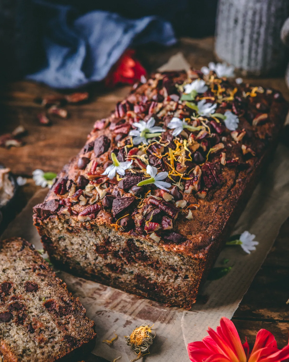 Banana-zucchini-bread-with-chocolate-chips