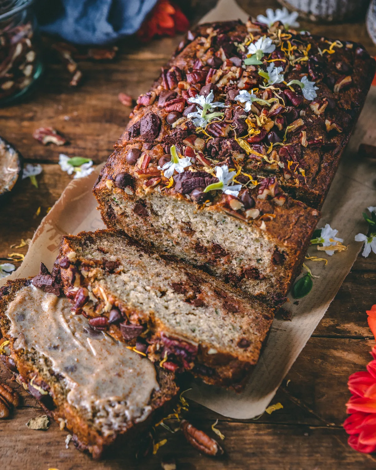 Zucchini-banana-bread-sliced