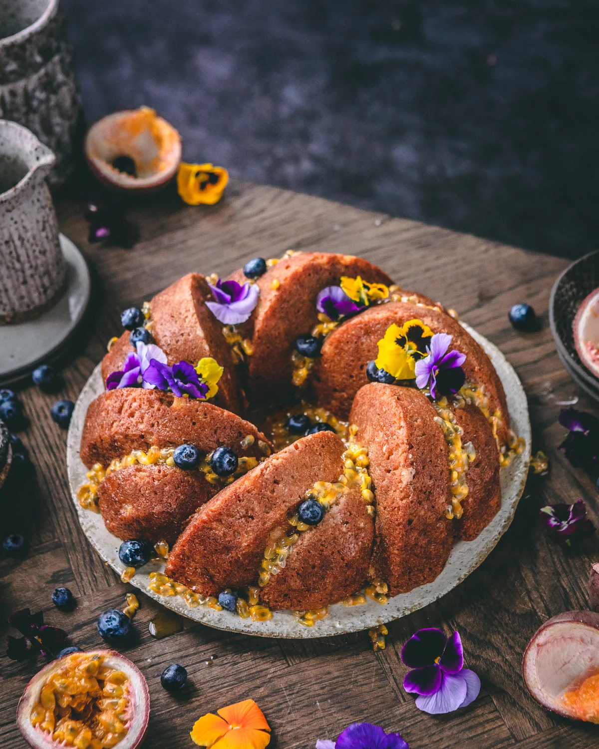 close-up-of-finished-pineapple-bundt-cake