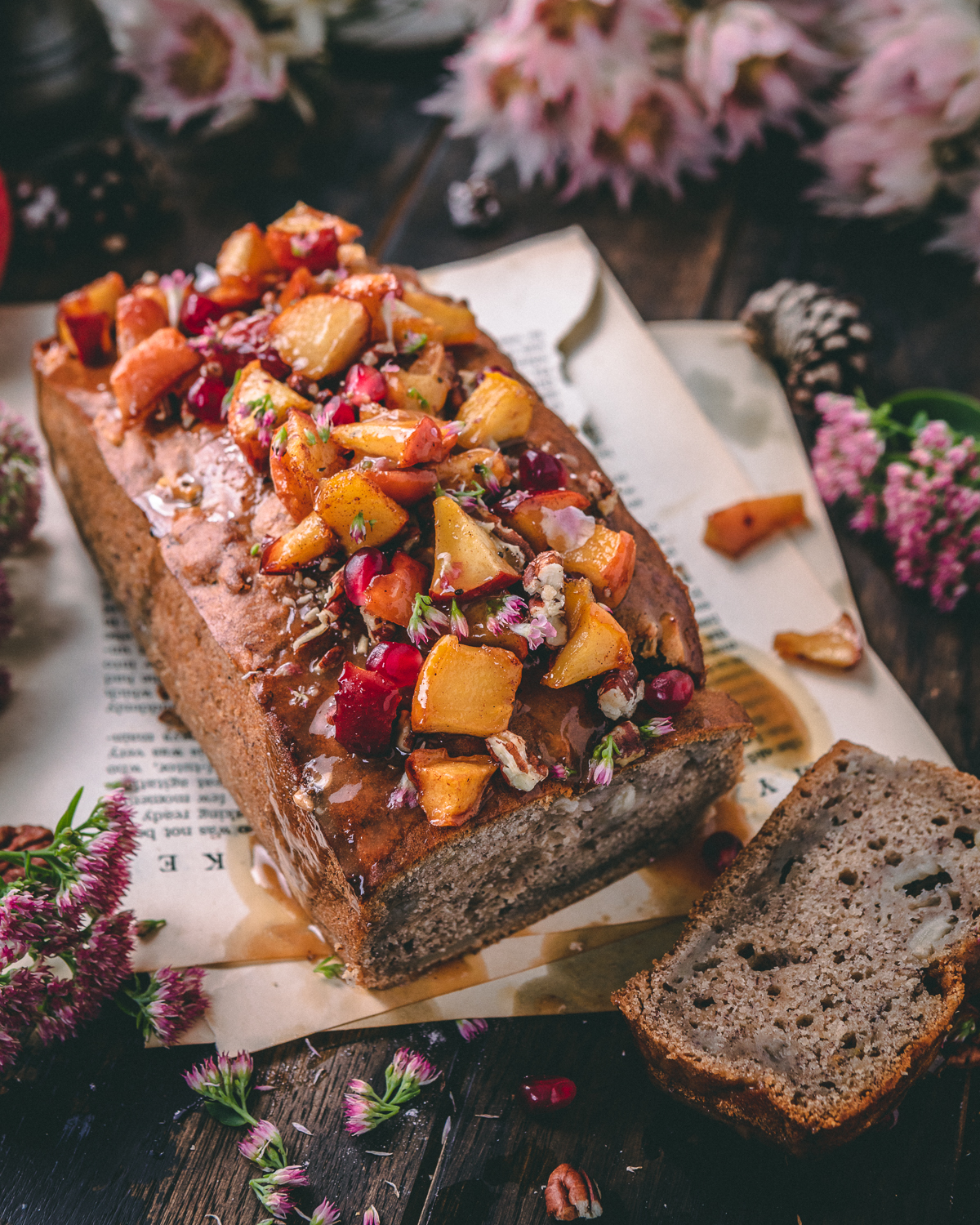 Cut up your favourite apples to add to this loaf