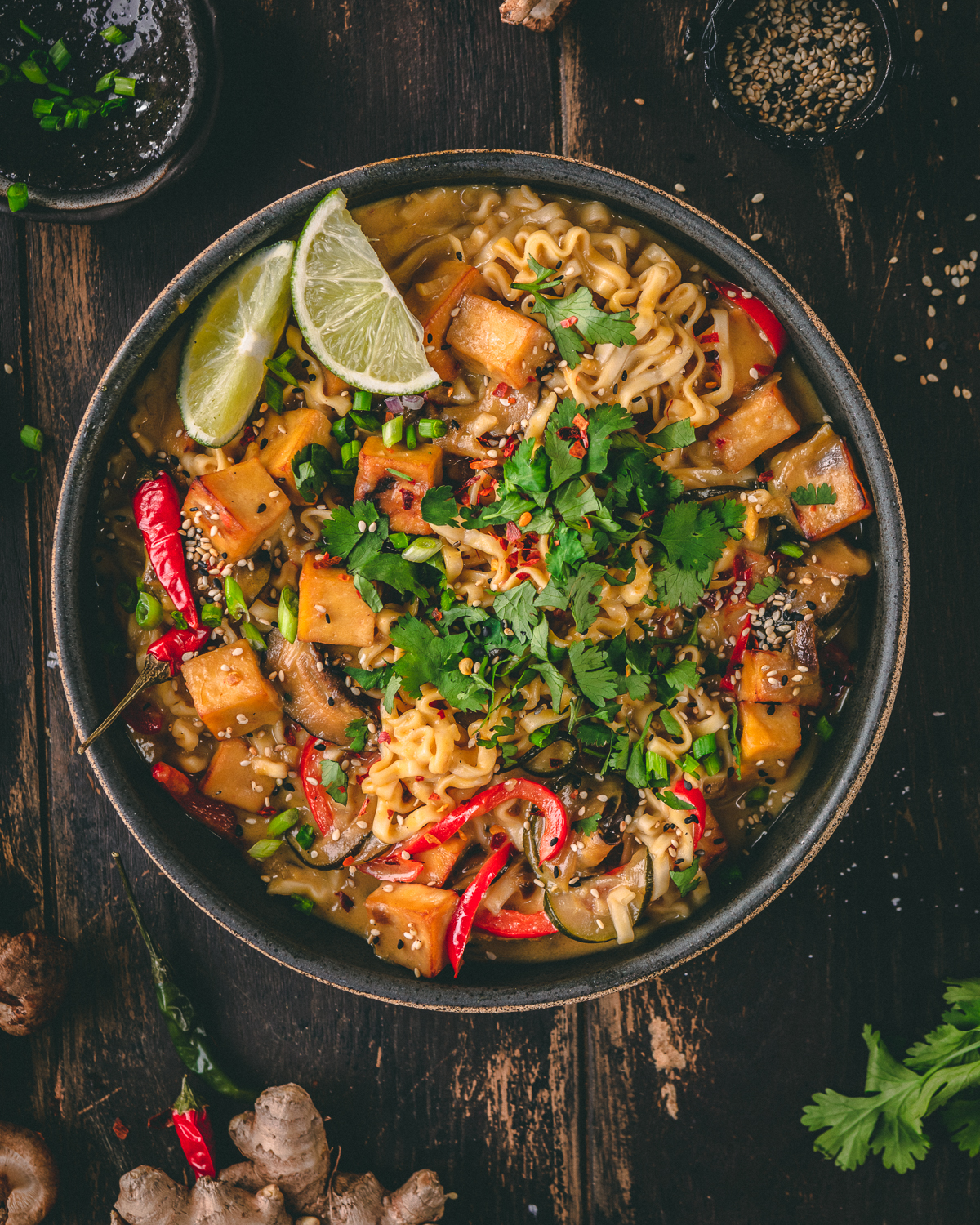 Coconut Curry Ramen Noodles