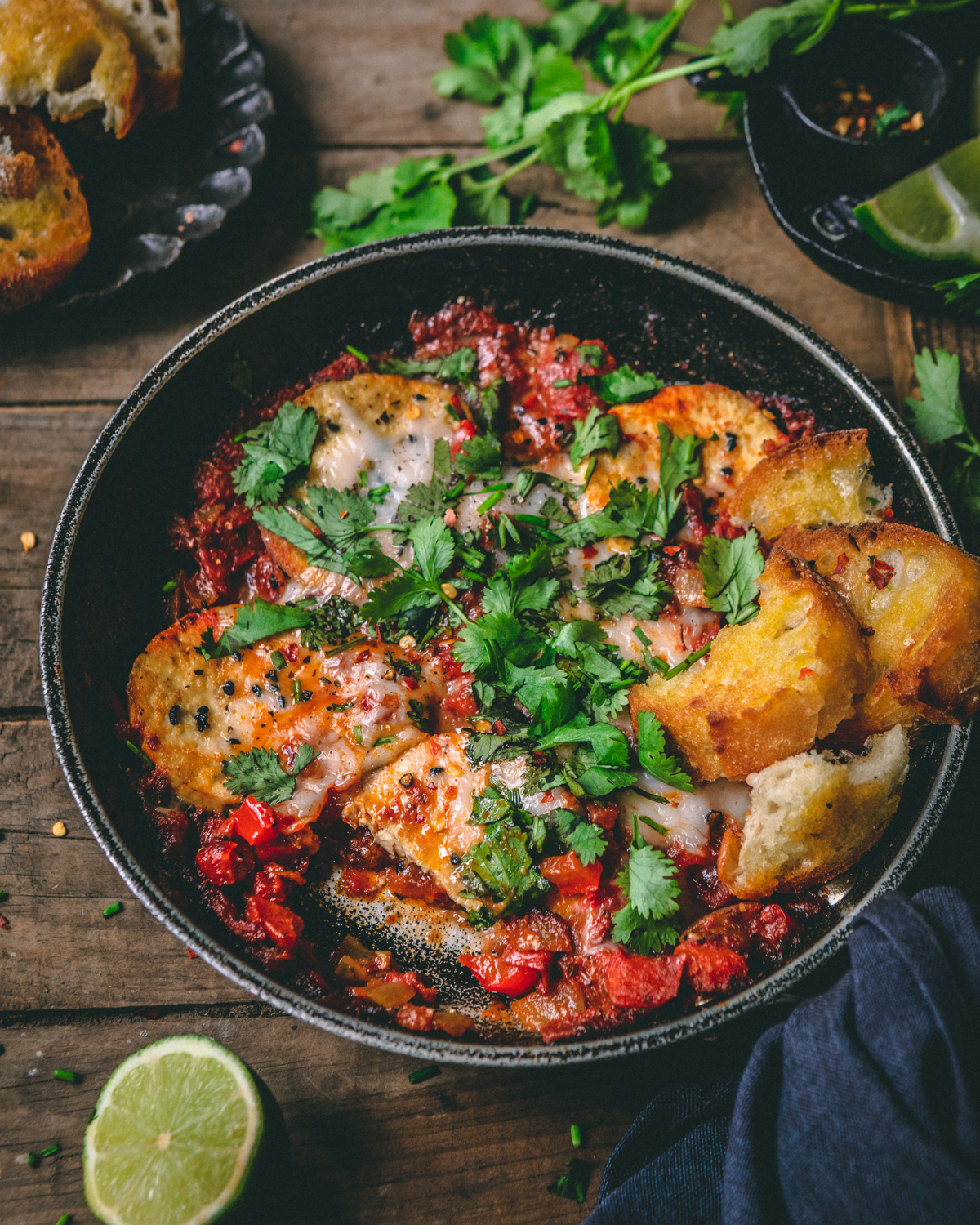 Shot of shakshuka 