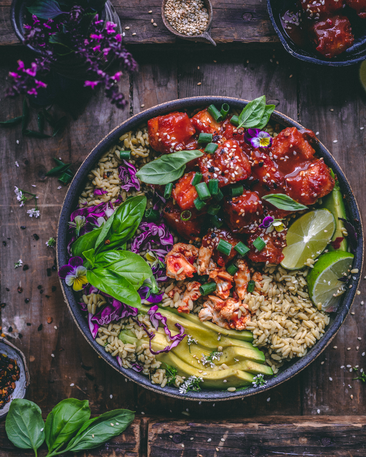 A bowl with avocado slices