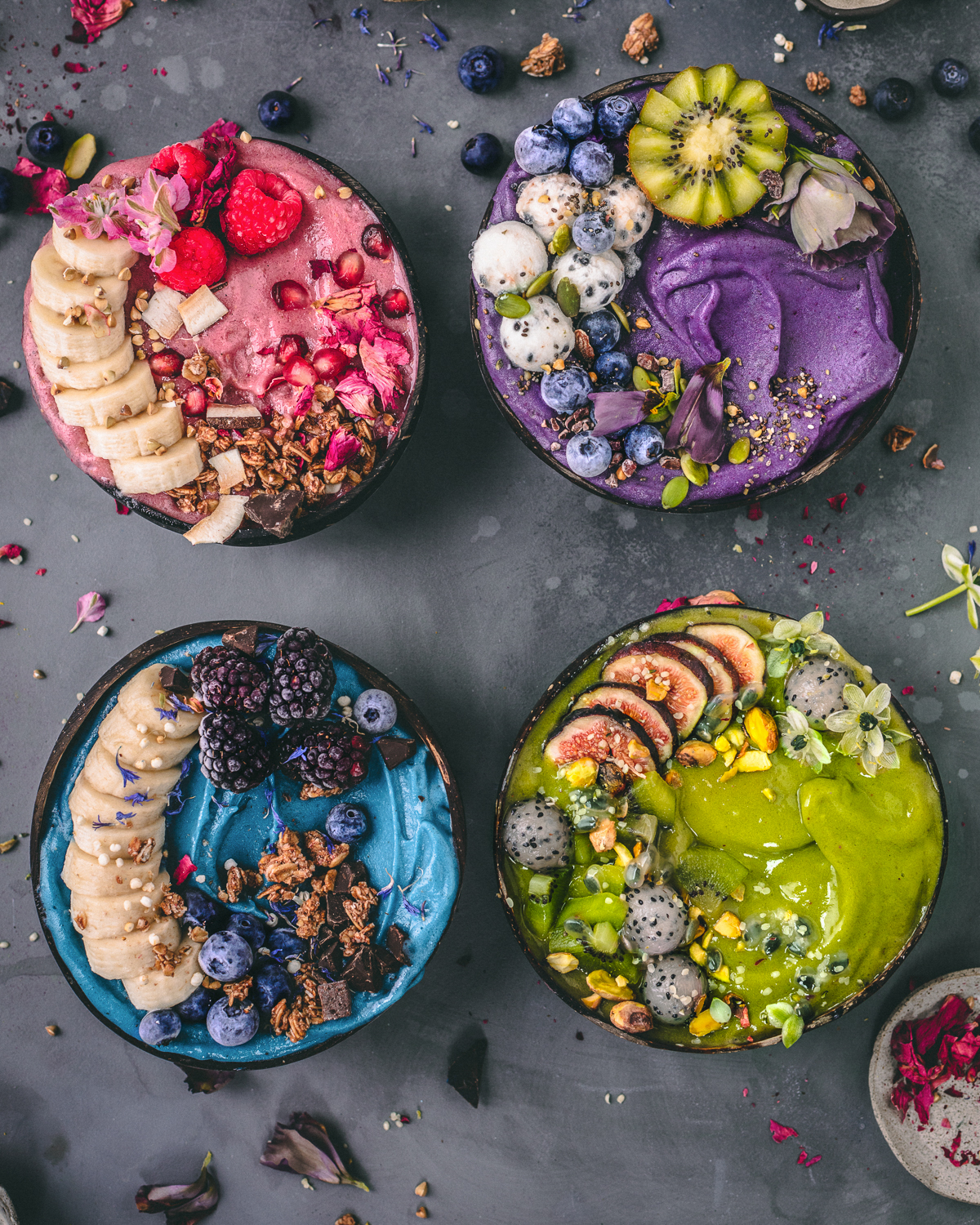 Different way to make smoothie bowls